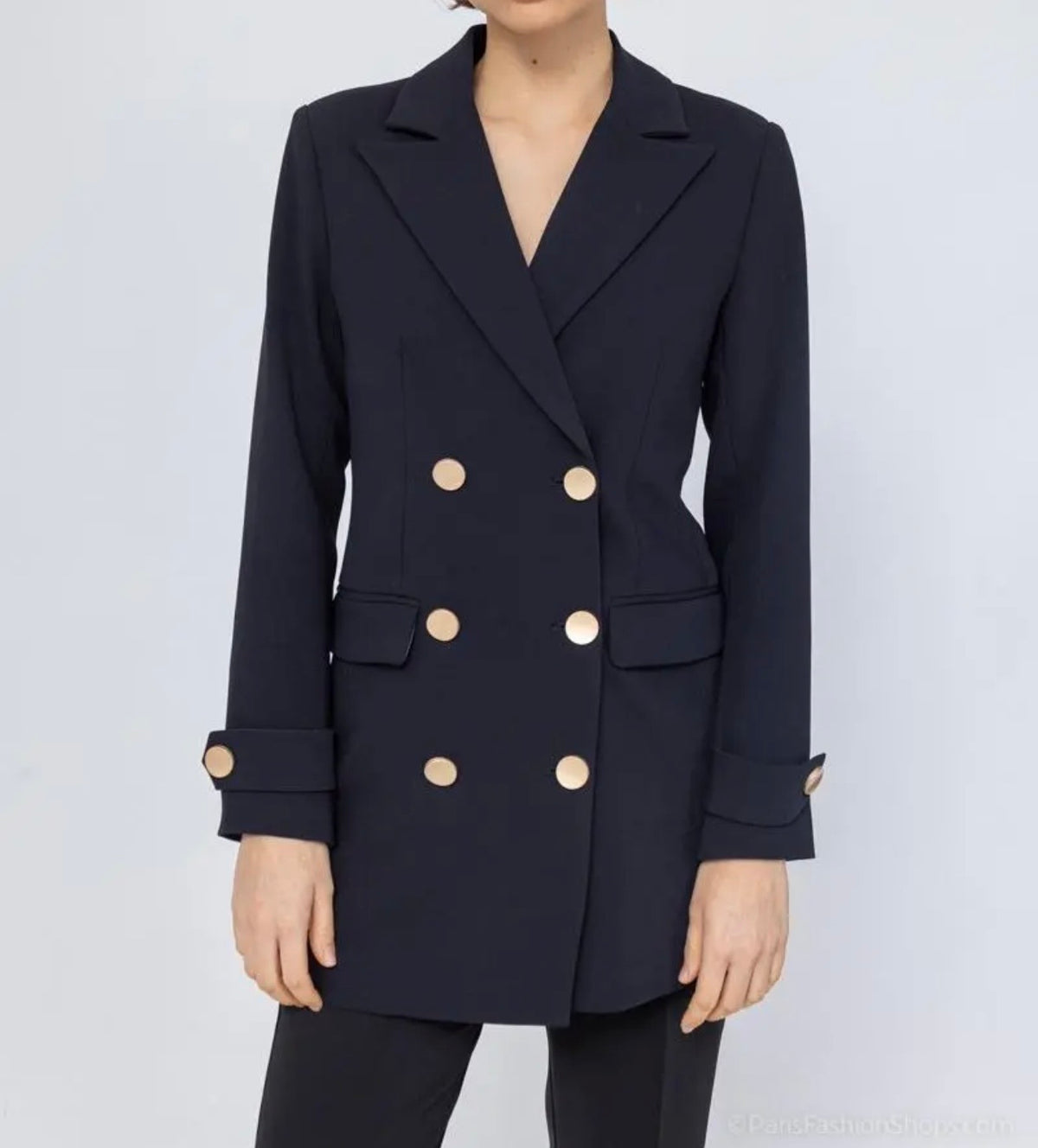 Ensemble tailleur noir femme - vue de face