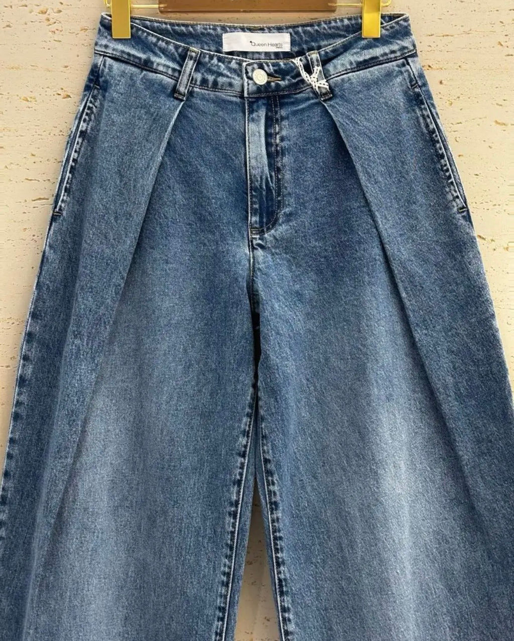 Jean Wide Leg Sabria bleu - vue de face