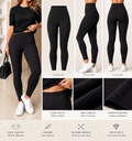 Legging gainant noir Sabria détails produit